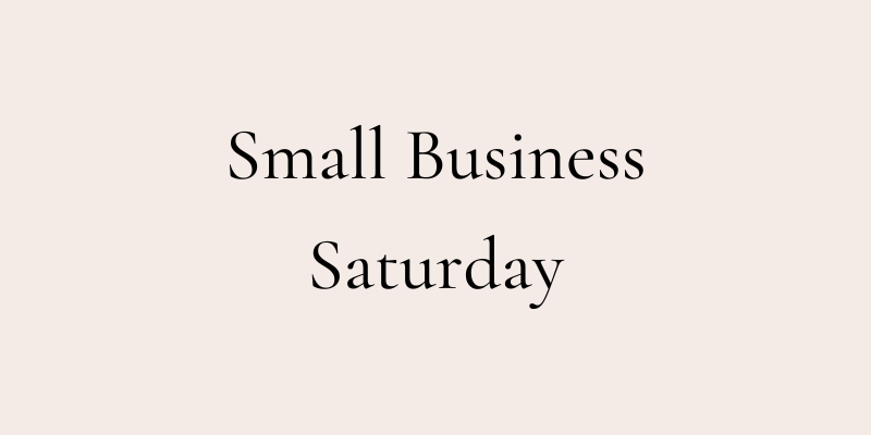 Small Business Saturday