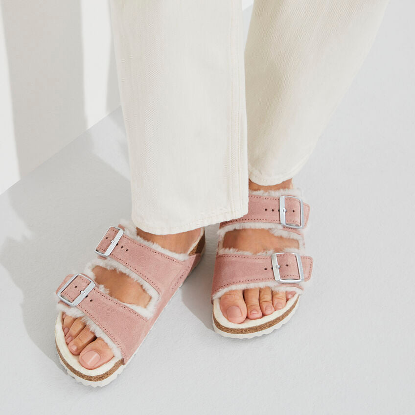 Arizona Shearling (Pink Clay) when worn