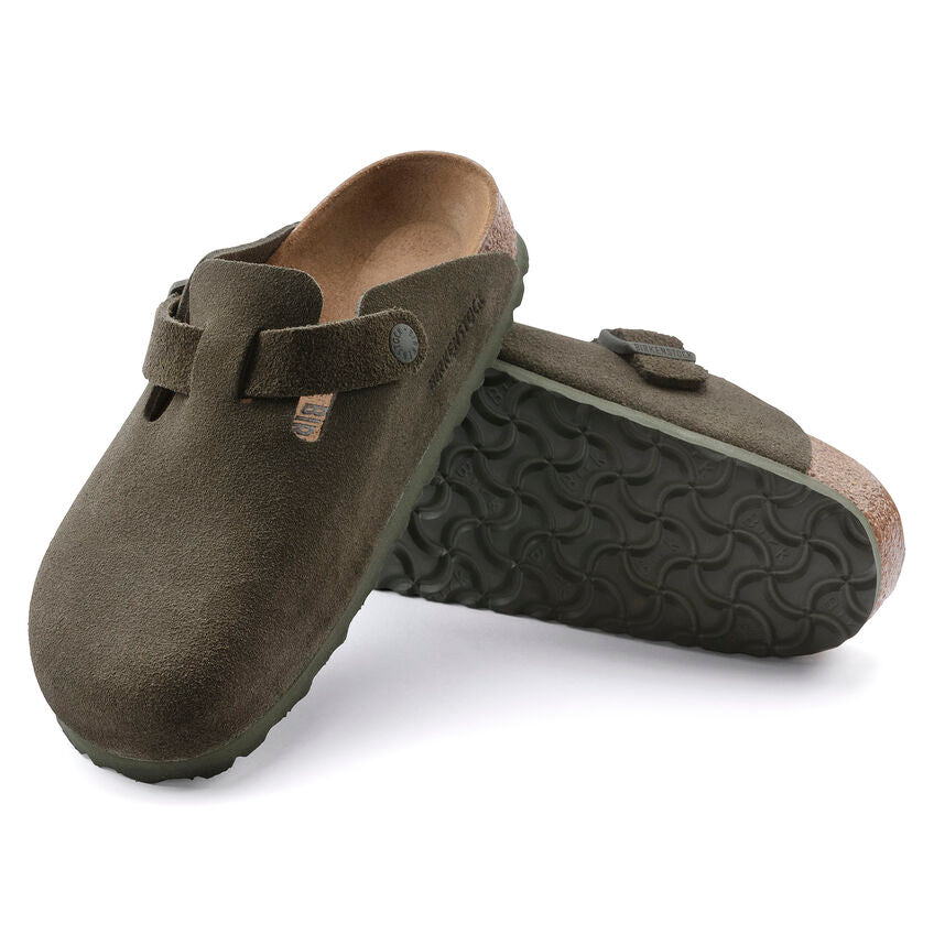 Men's Boston Suede Leather (Thyme)