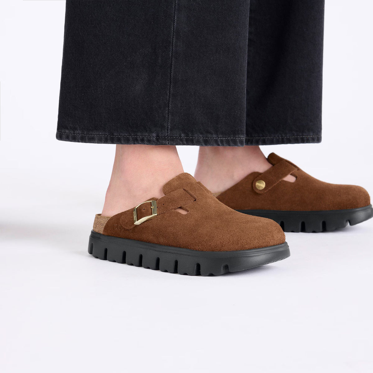 Boston Chunky (Dark Tea) when worn