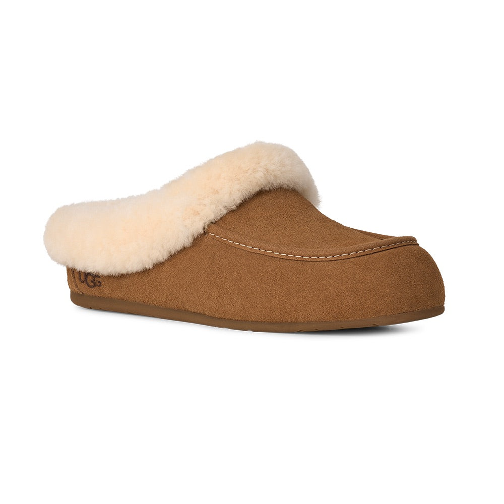 Ansley Mule (Chestnut) front side