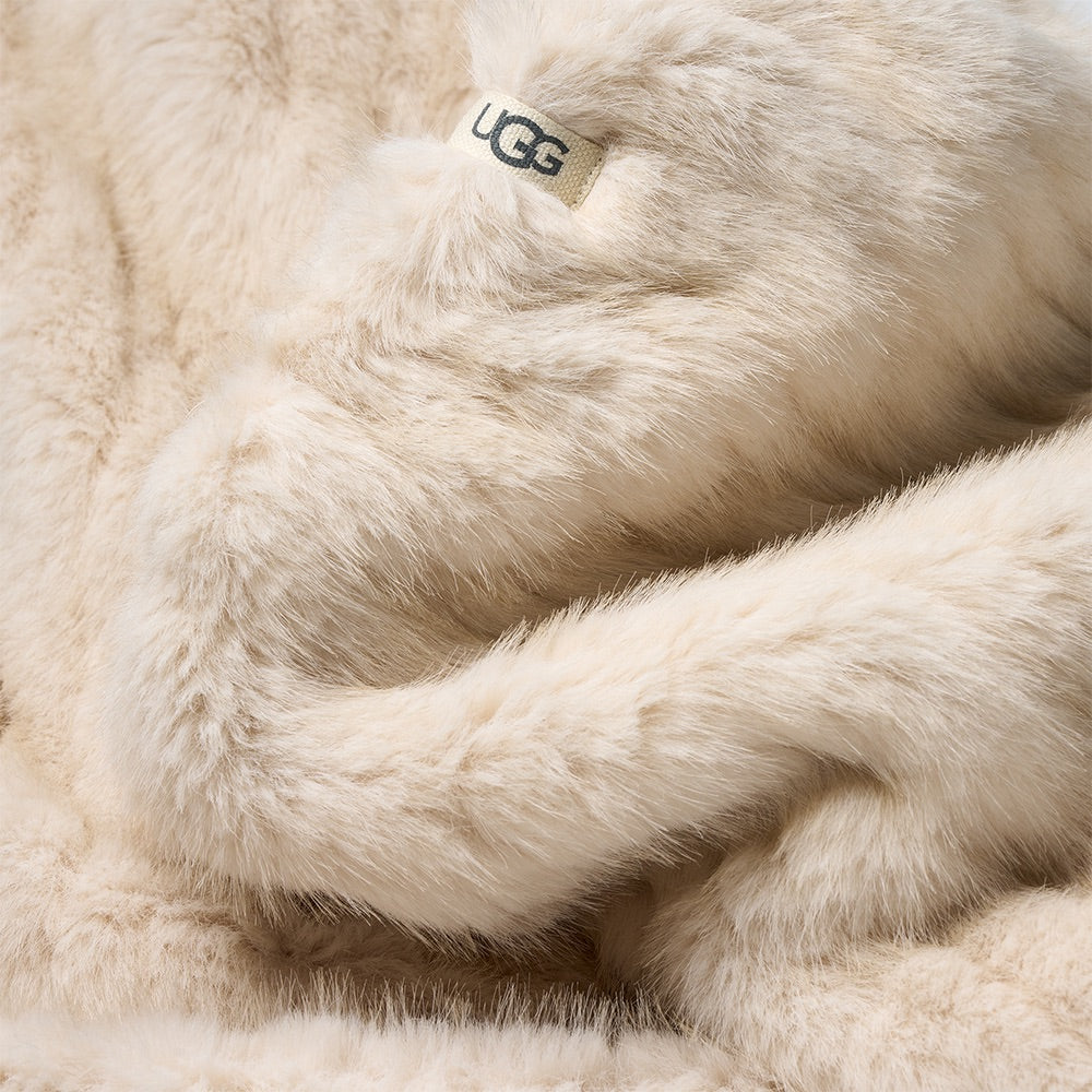 Women's Ismay Faux Fur Legwarmer (Cream) details
