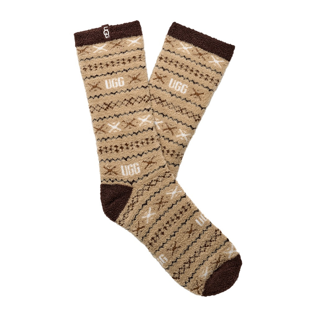 Leslie Graphic Crew Sock (Cola Multi)