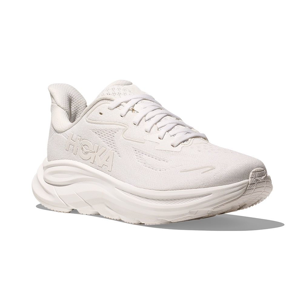 Men's Clifton 10 (White/White) front side