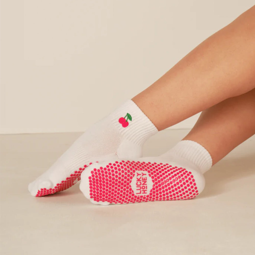 The Harlow Sock (Cherries)