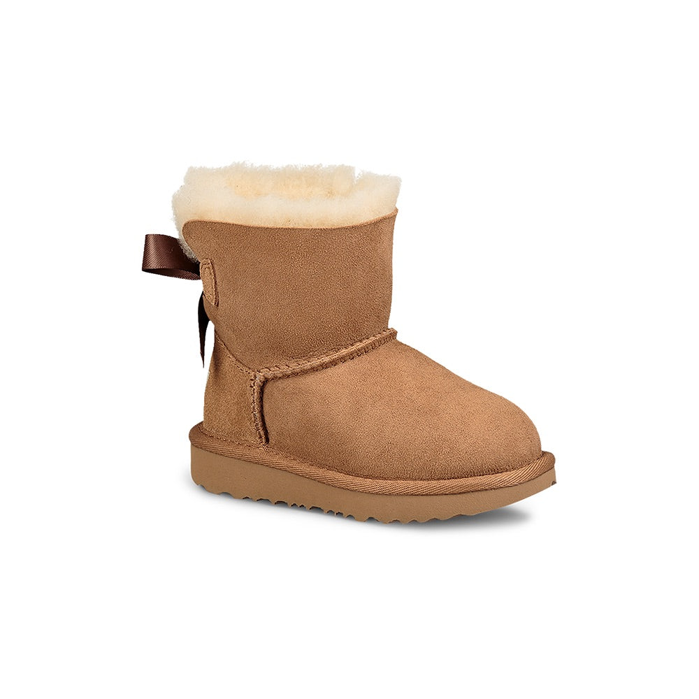 Toddler's Mini Bailey Bow II (Chestnut) front side