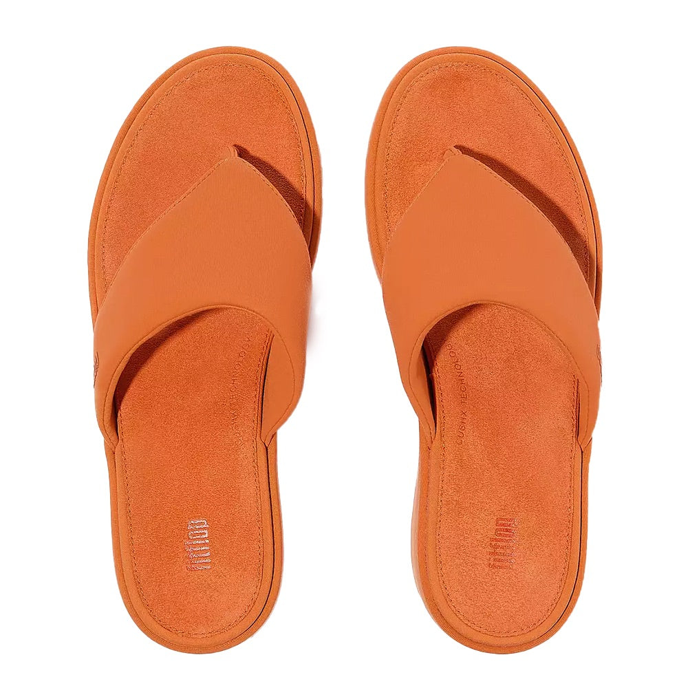 Platform Wedge Toe-Post Sandals (Satsuma) pair