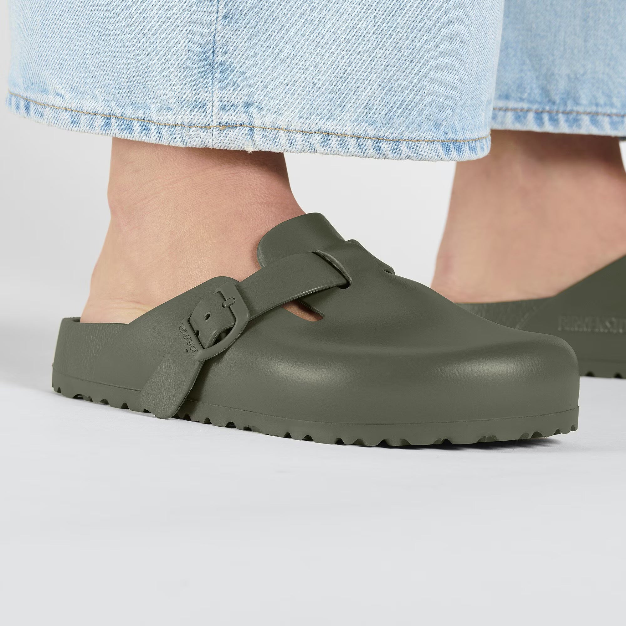 Men's Boston EVA (Khaki) when worn