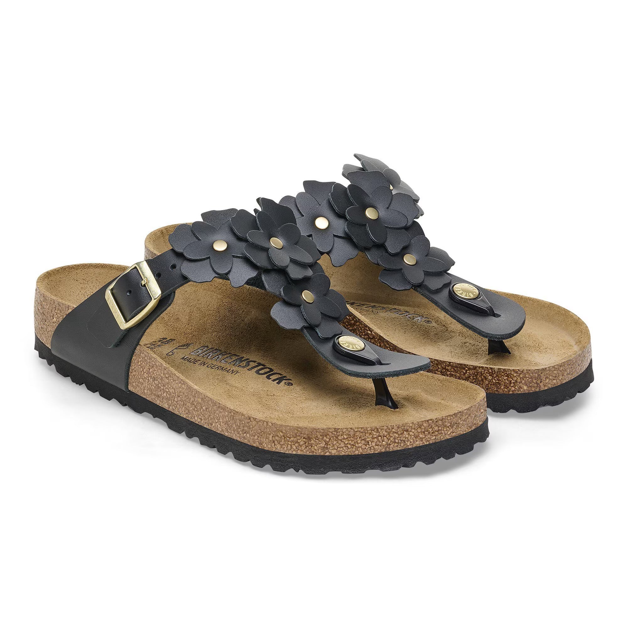 Gizeh Flowers (Black) pair
