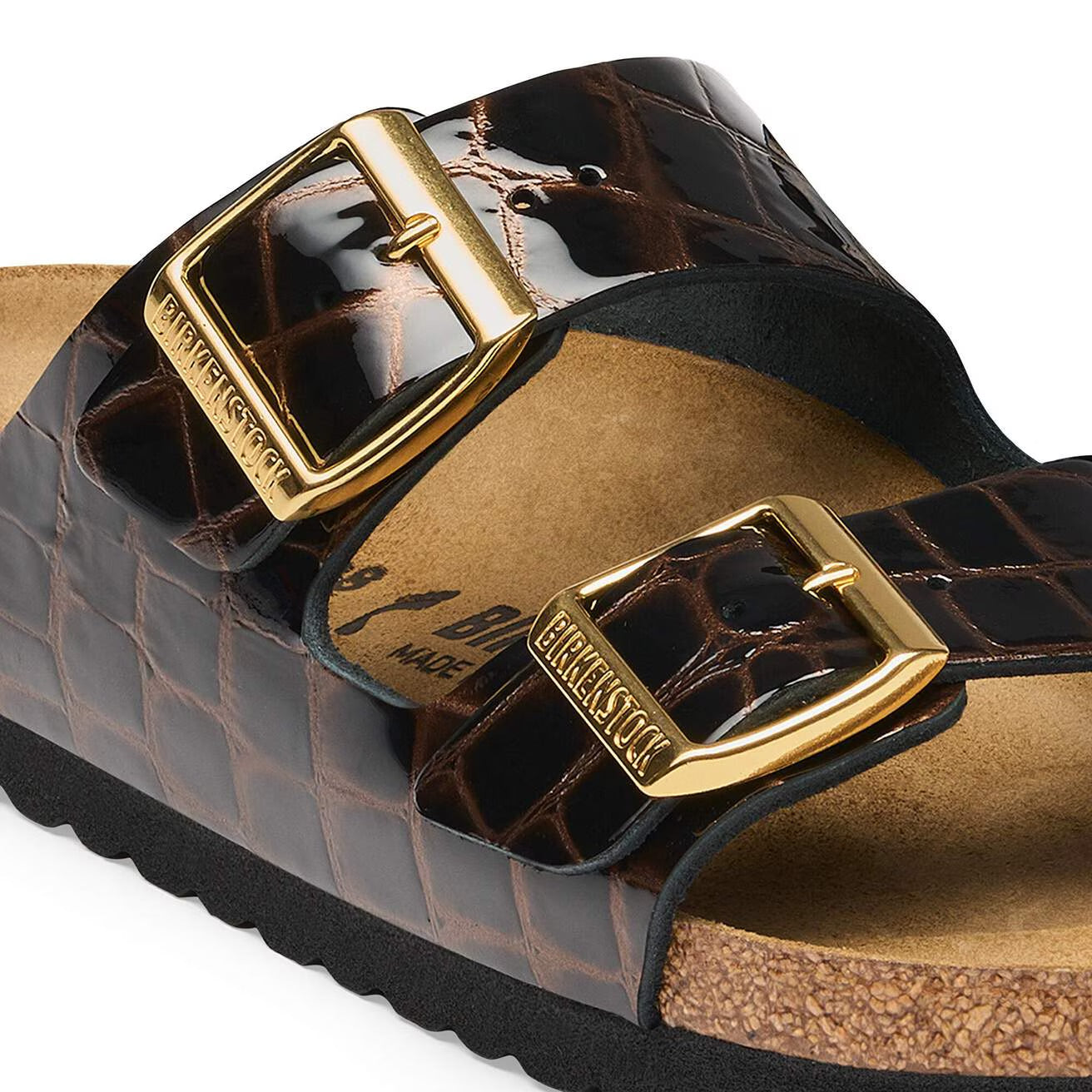 Women's Arizona Leather (Black Embossed) detail