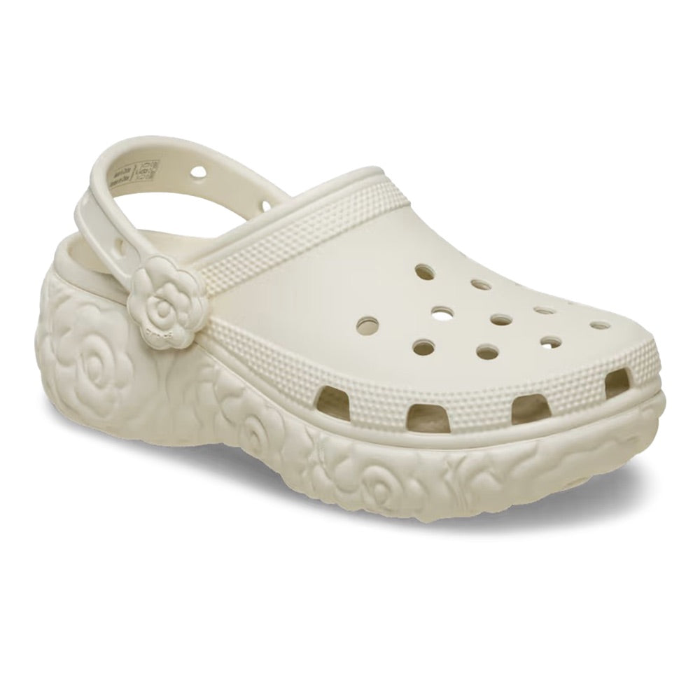 Women's Classic Platform Bloom Clog (Summit White) front side