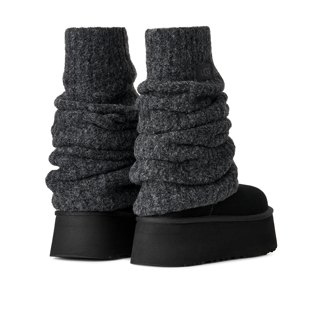 Classic Mini Dipper Legwarmer (Black) back