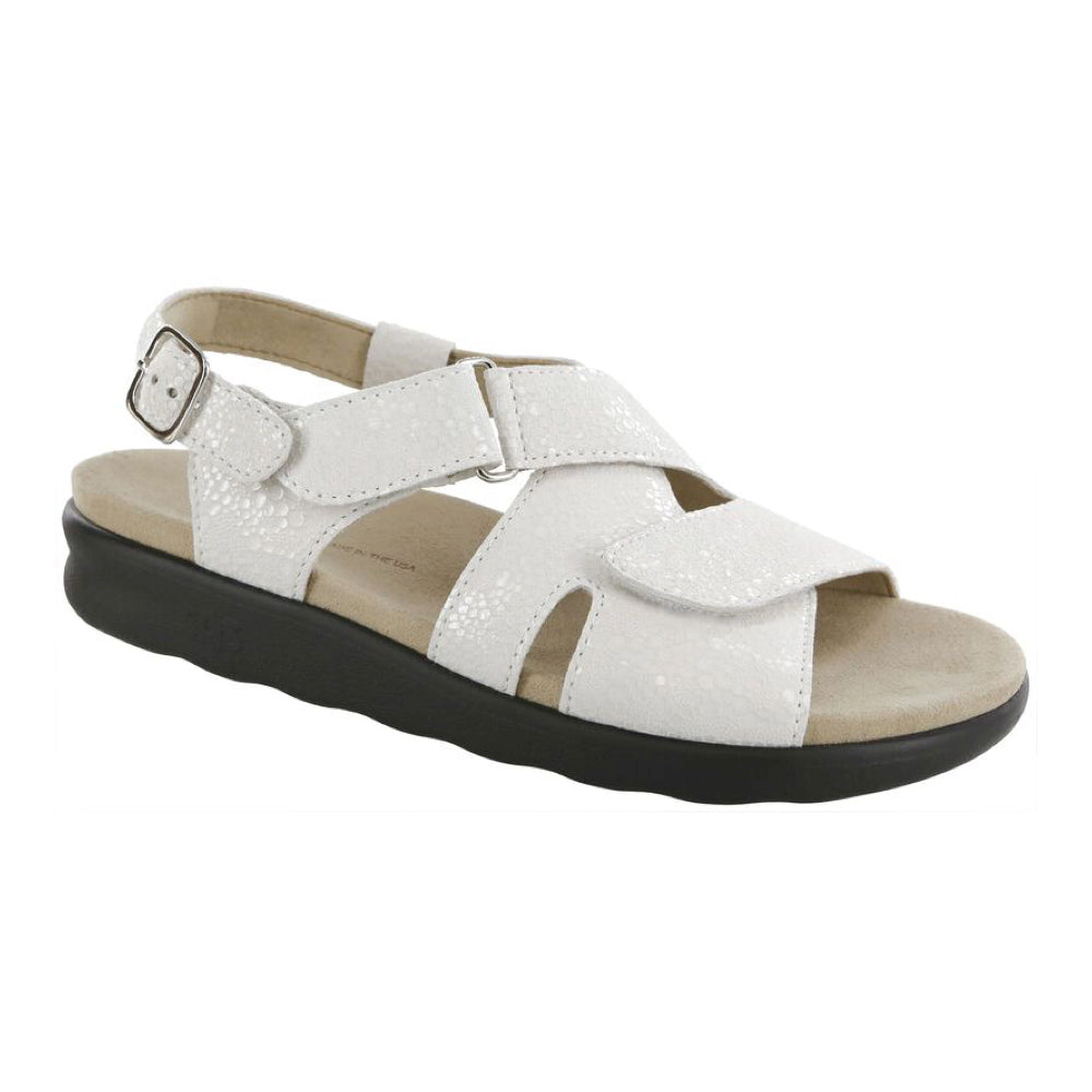 Huggy Cross Strap Vanilla Sandal