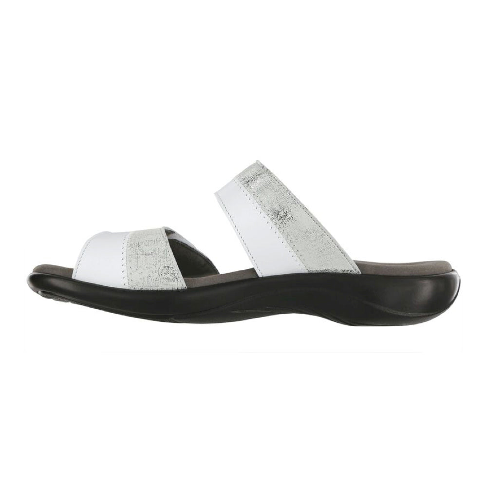 Nudu Slide (White/Silver)