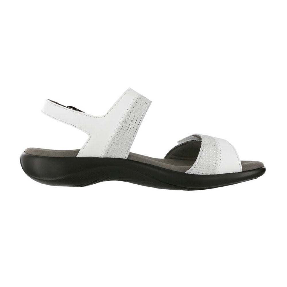 Nudu Heel Strap Sandal in White