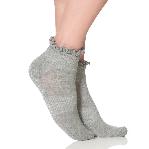 The Ruffle Sock (Grey)