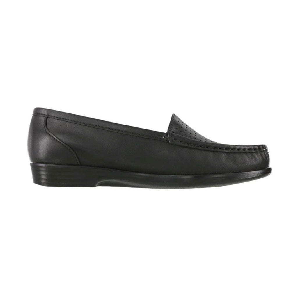 Savvy Black Slip On Loafer