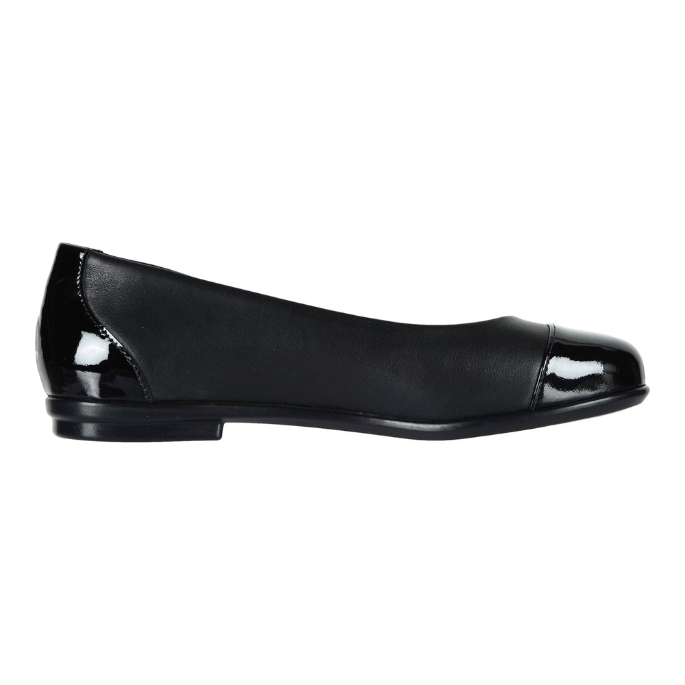 SAS Scenic Cap Toe Black Patent Loafer