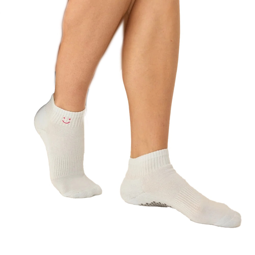 The Harlow Sock (Baby Blue Smiley)