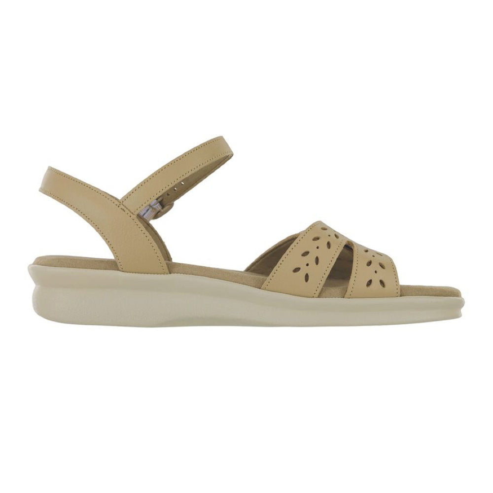 SAS Duo Quarter Strap SandaL in Warm Stone