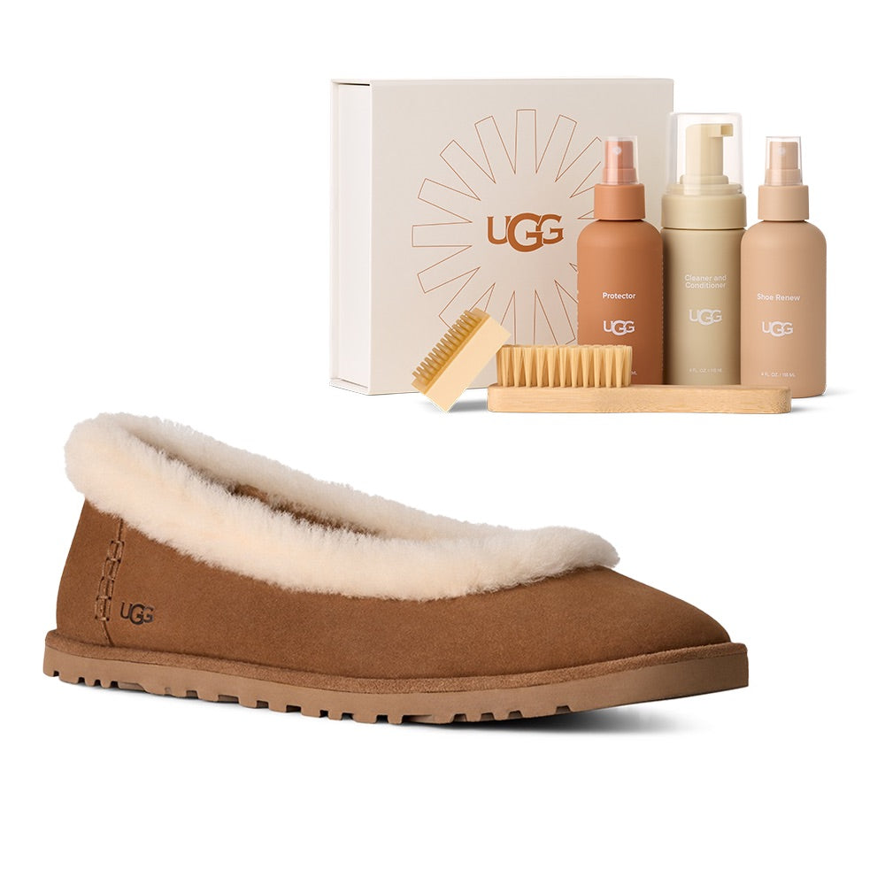 Zora Chestnut + UGG Care Kit Bundle