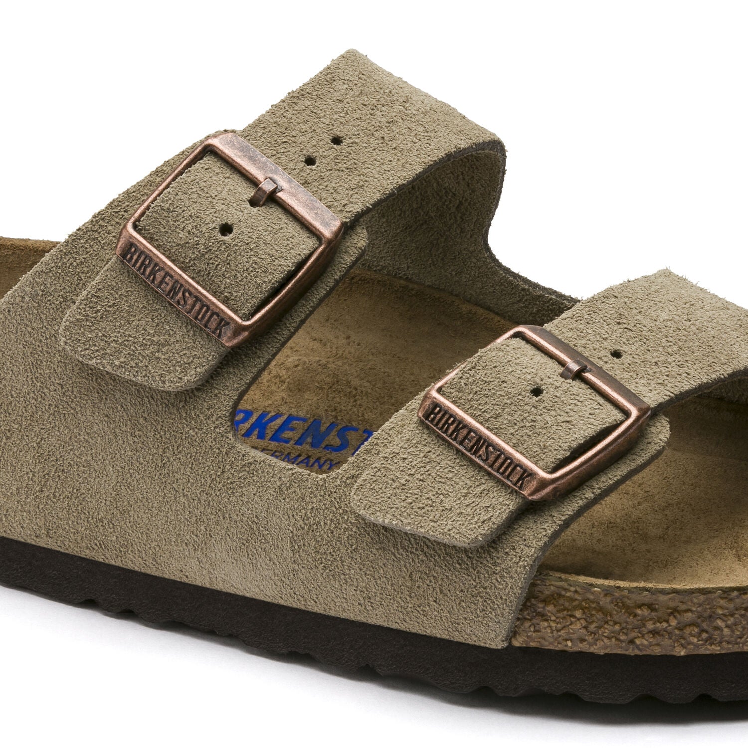 Arizona Soft Footbed Suede (Taupe)